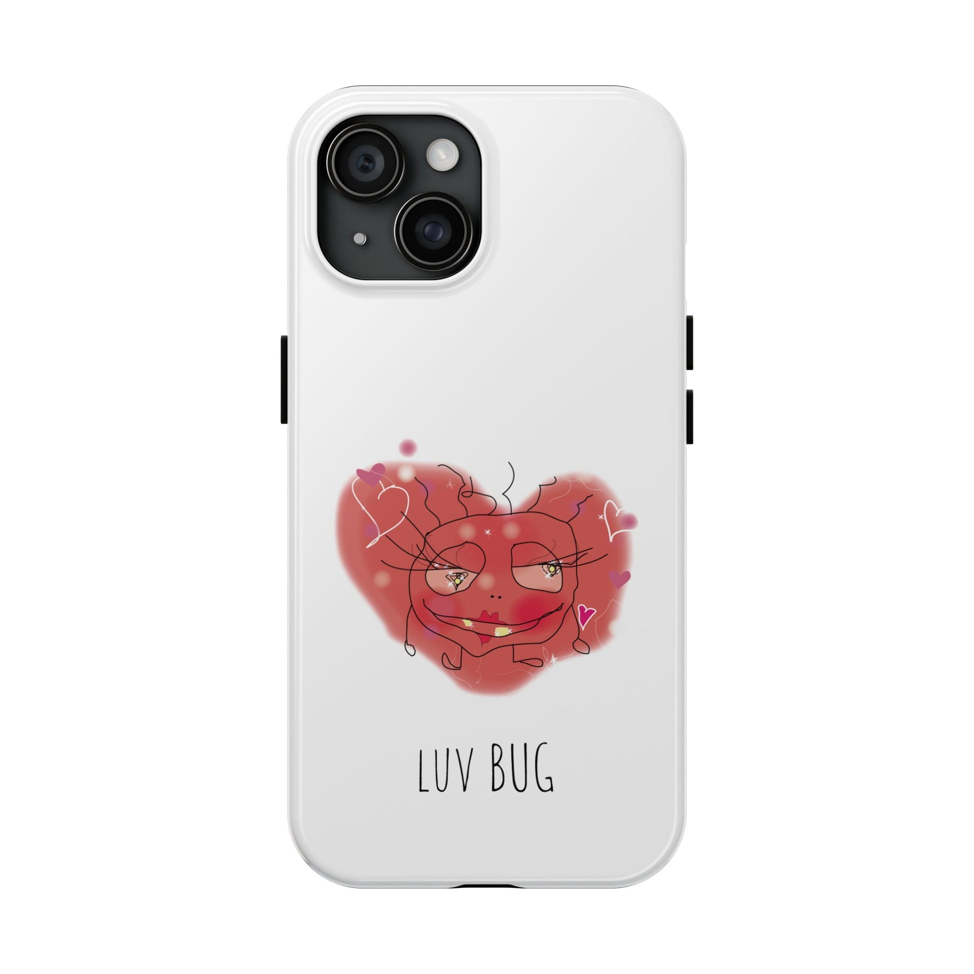 Luv Bug Iphone case white