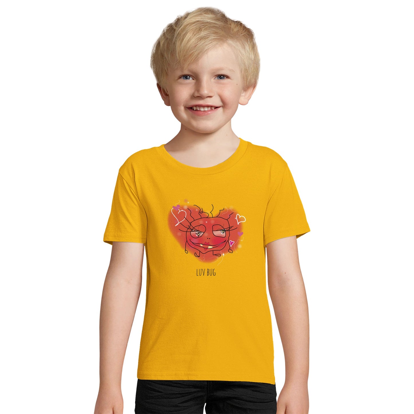 Luv Bug T-shirt Yellow kids