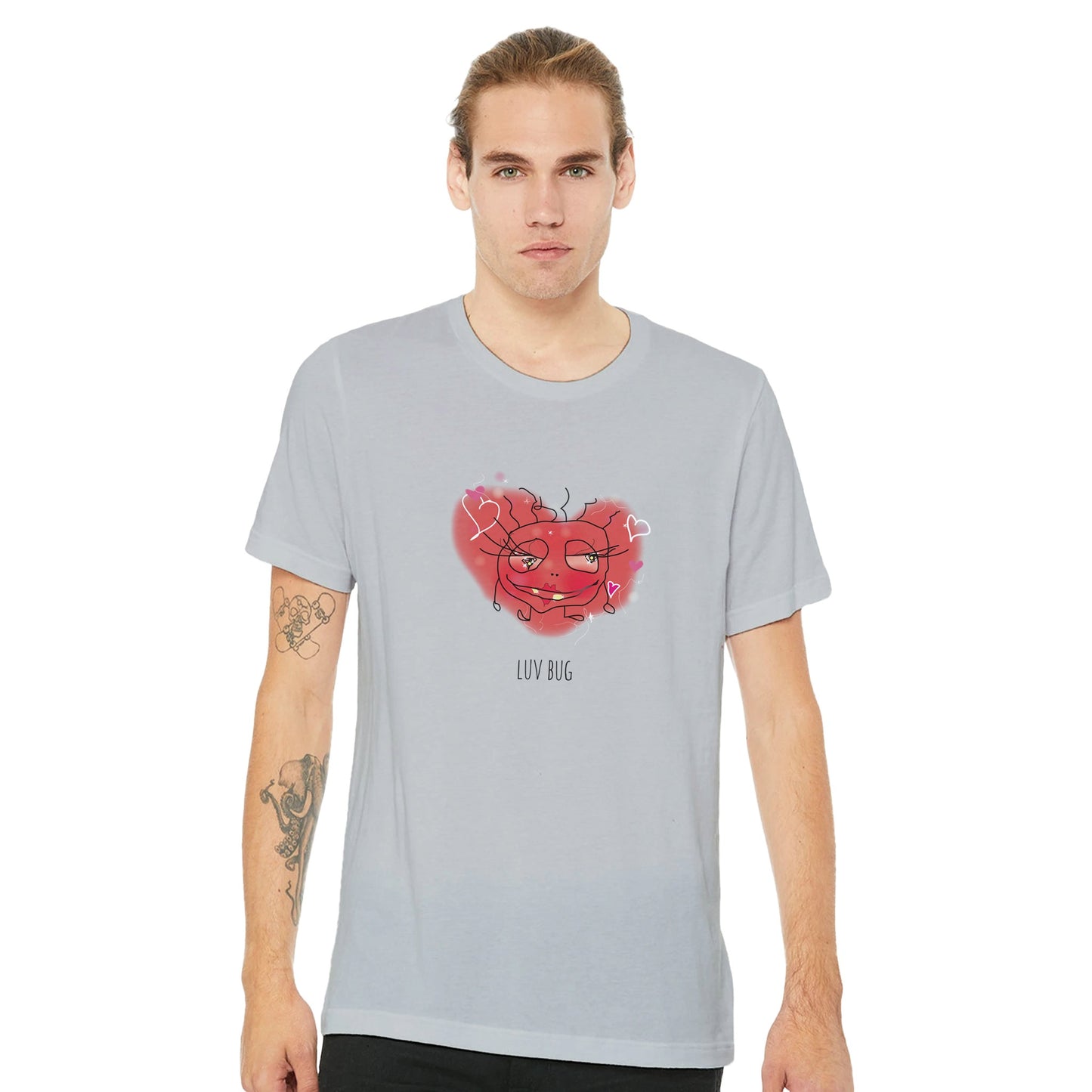 Luv Bug T-shirt grey