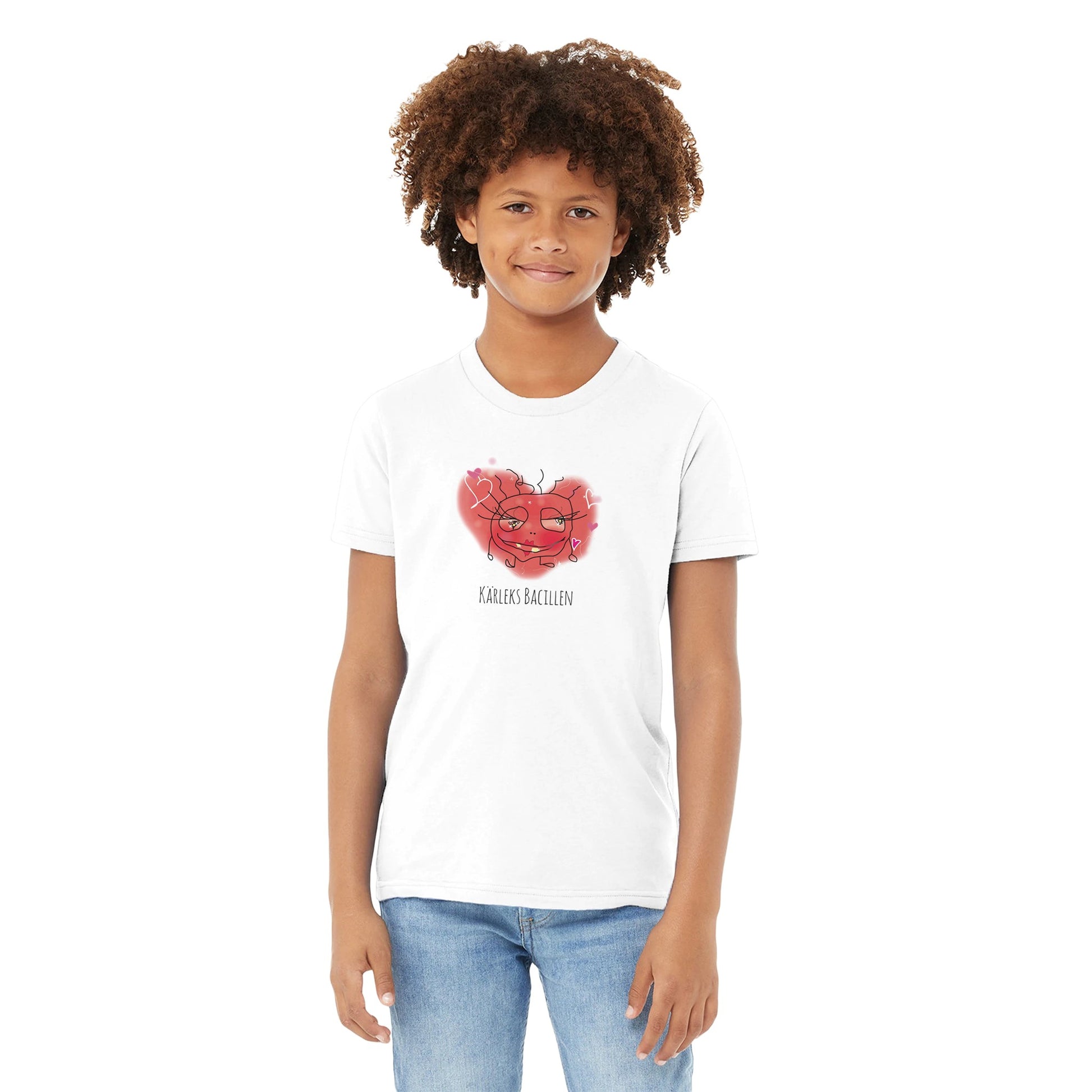  T-shirt Rosa Kärleksbacillen, https://luvbugscollection.com/, www.bacillerna.se